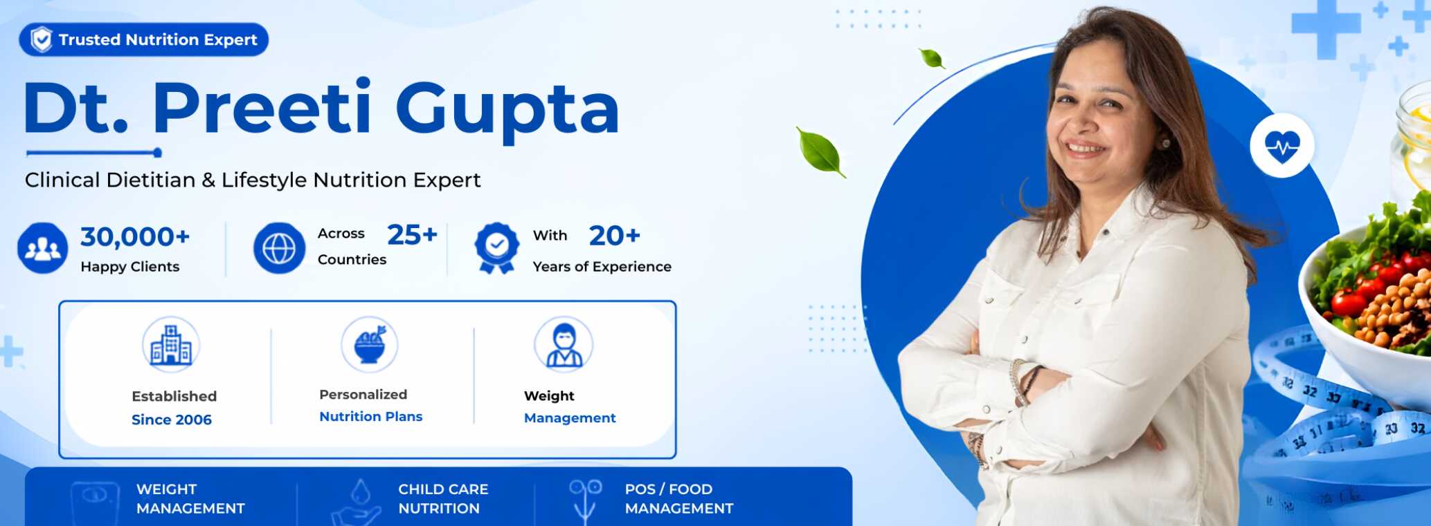 Clinical Dietitian & Lifestyle Nutrition Expert - Preeti Gupta